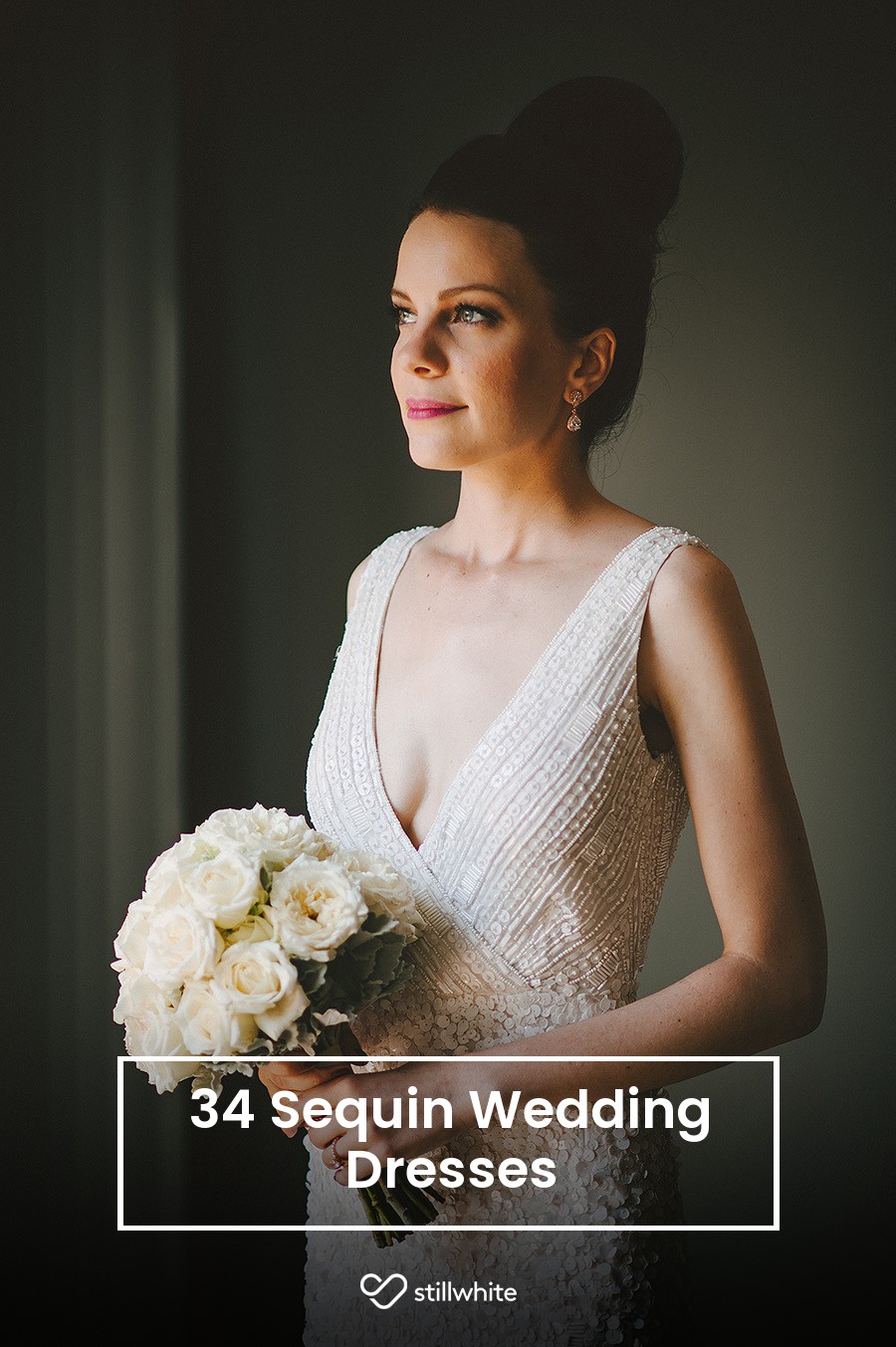 34 Sequin Wedding Dresses – Stillwhite Blog