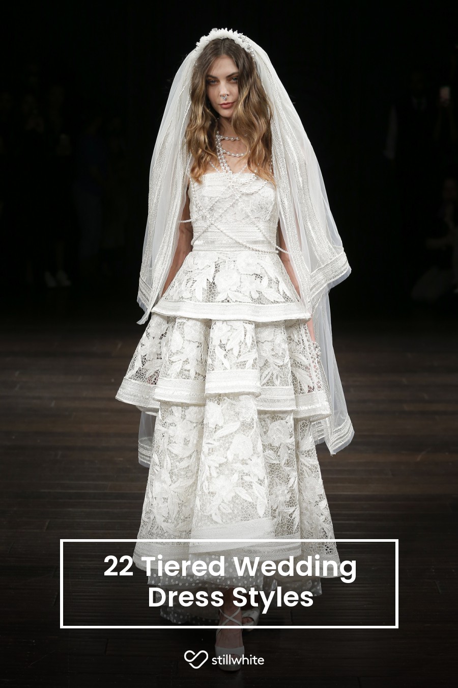 22 Tiered Wedding Dress Styles Stillwhite Blog