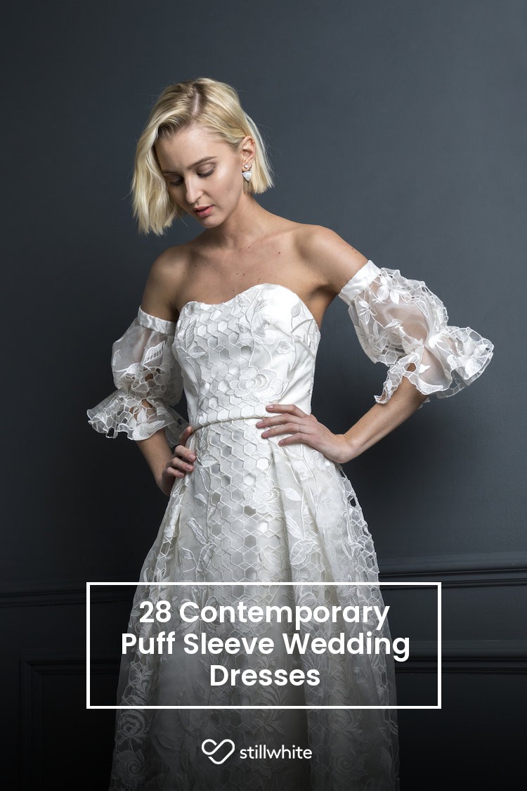 28 Contemporary Puff Sleeve Wedding Dresses Stillwhite Blog