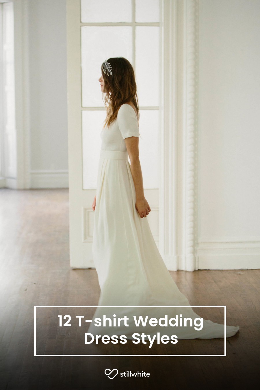 12 T-shirt Wedding Dress Styles – Stillwhite Blog