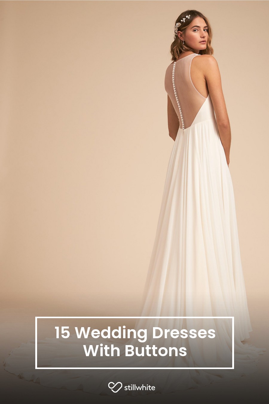 15 Wedding Dresses With Buttons – Stillwhite Blog