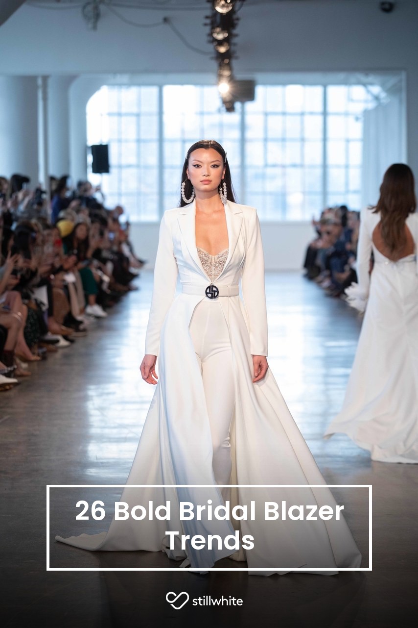 wedding gown blazer