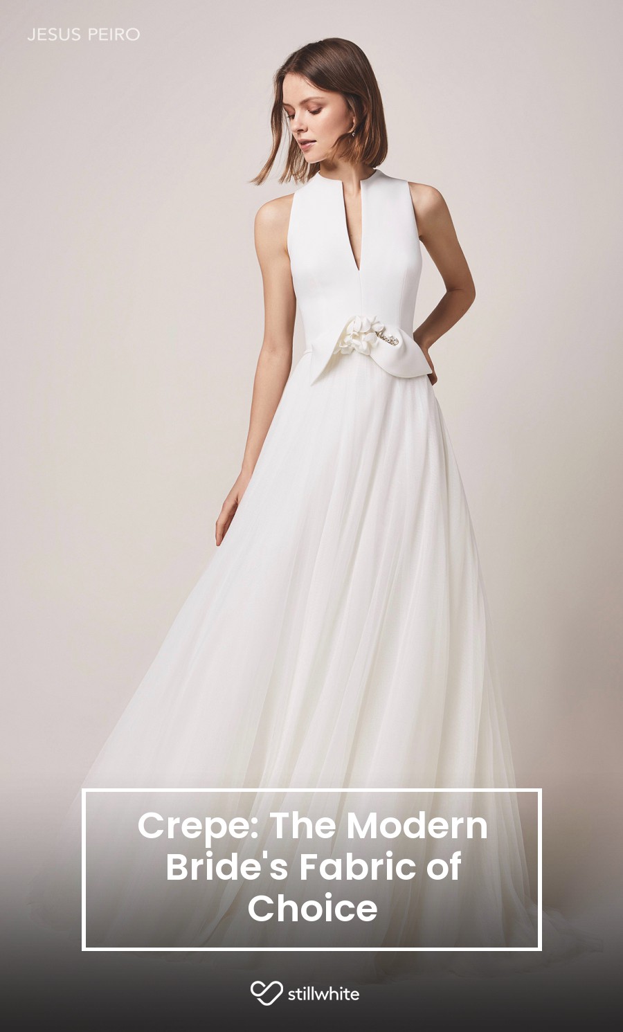 Crepe: The Modern Bride's Fabric of Choice – Stillwhite Blog