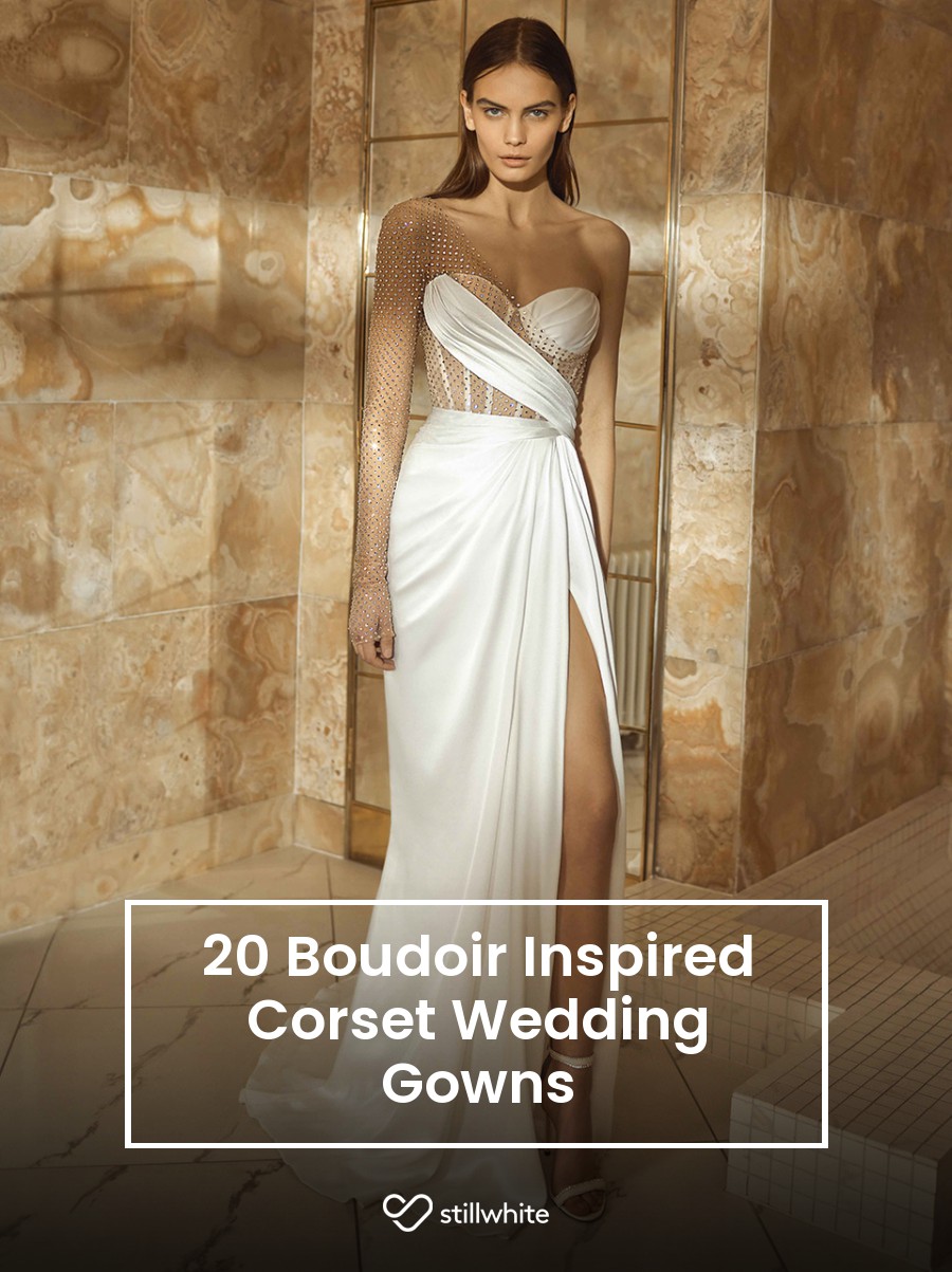20 Boudoir Inspired Corset Wedding Gowns – Stillwhite Blog