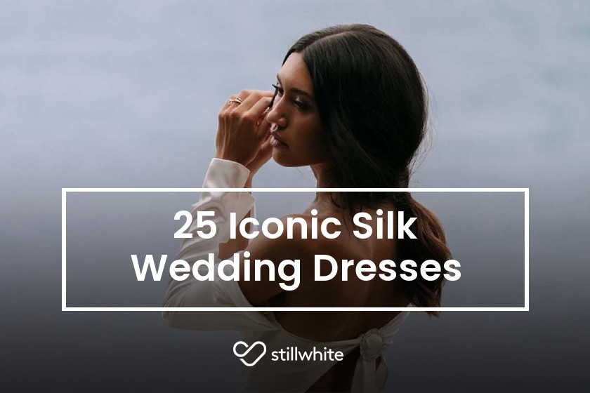 25 Iconic Silk Wedding Dresses Stillwhite Blog 9355