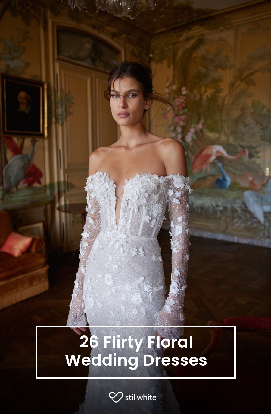 26 Flirty Floral Wedding Dresses Stillwhite Blog